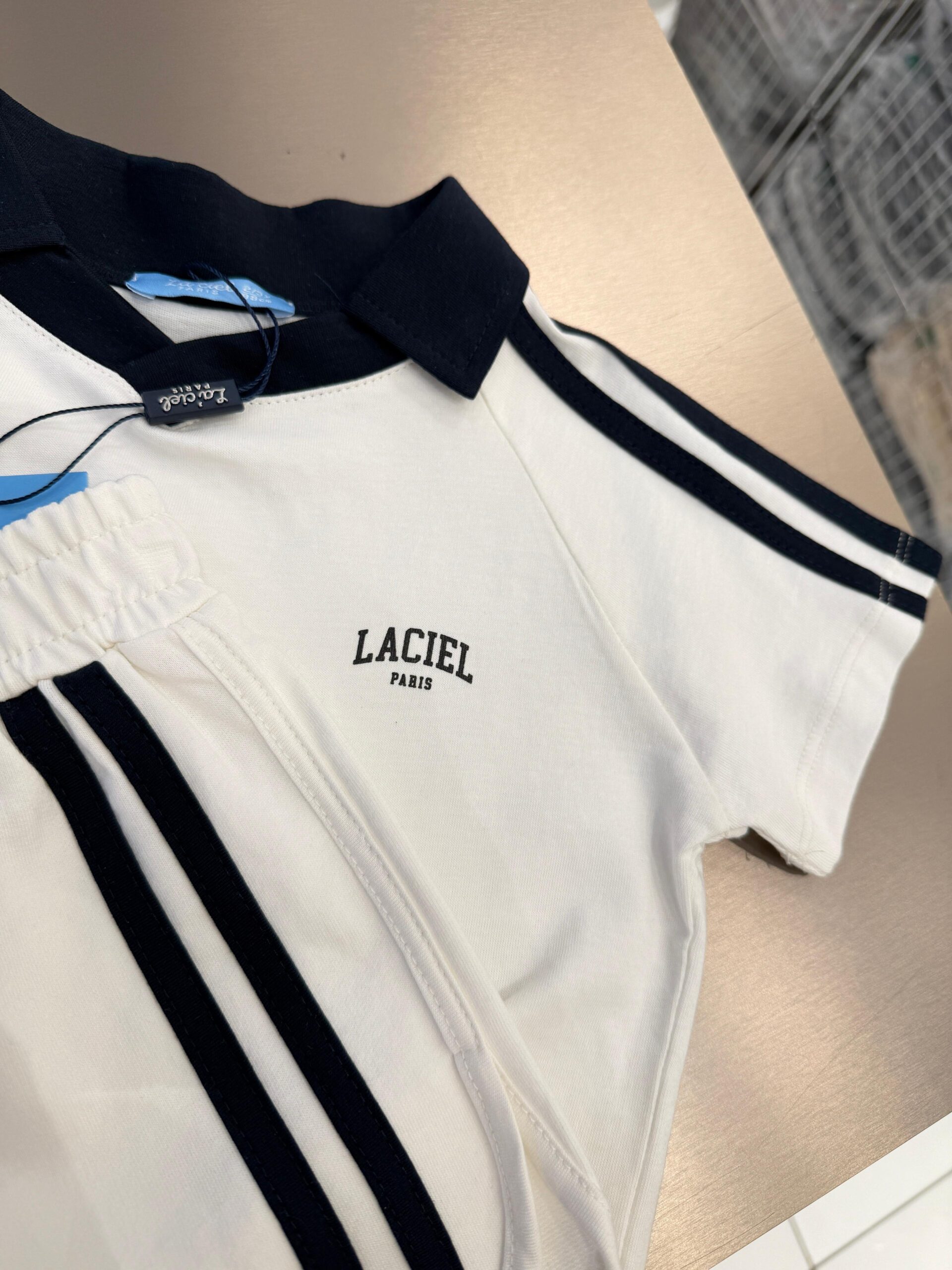 La'ciel Paris Tennis Club Şortlu Takım (Beyaz) - Görsel 3