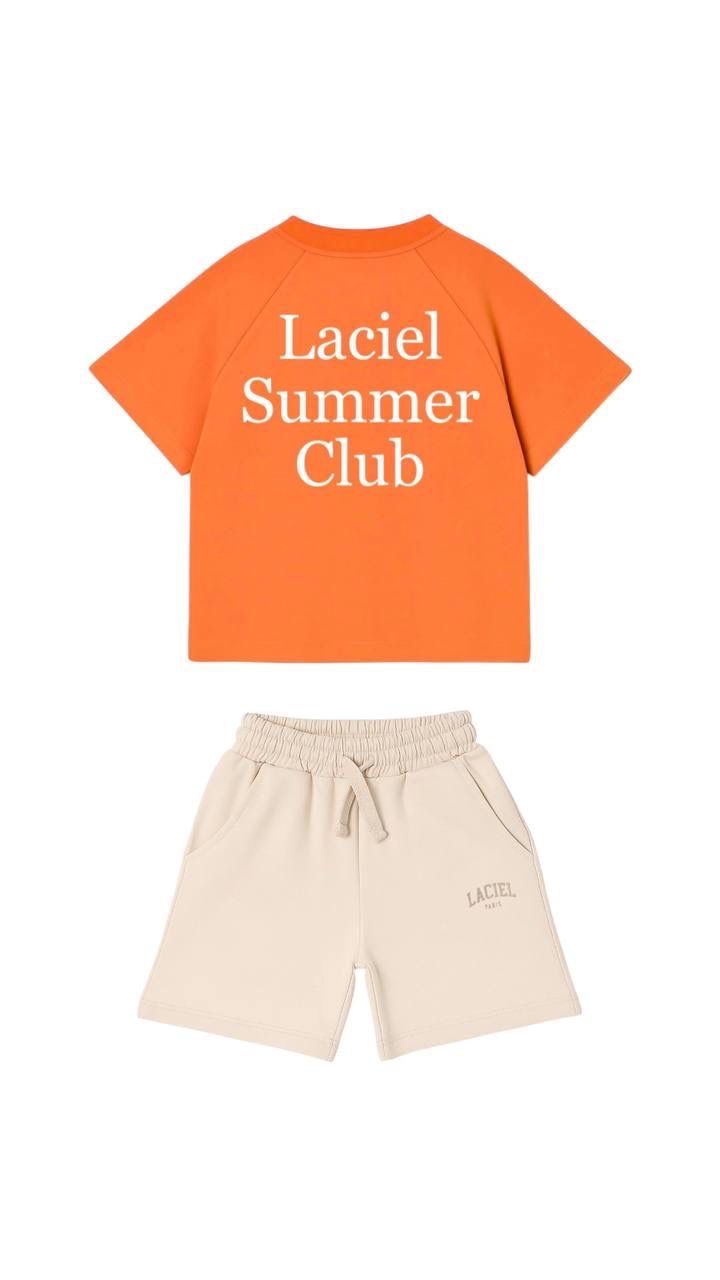 La’ciel Summer Club Şortlu Takım(Turuncu) - Görsel 4