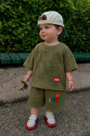 Lego Şortlu Takım (Haki)