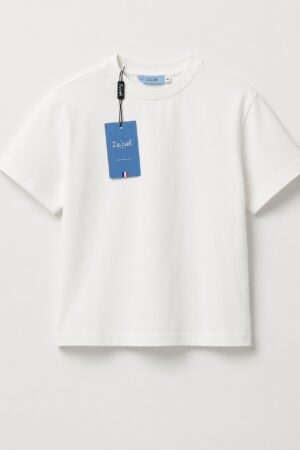 La’ciel Paris Basic %100 Pamuk Beyaz Tshirt