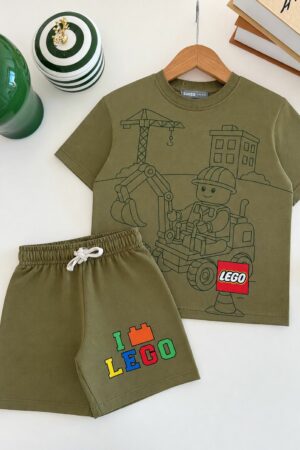 Alternative view of Lego Şortlu Takım (Haki)
