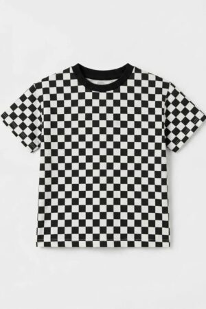 La'ciel Paris Damalı Tshirt