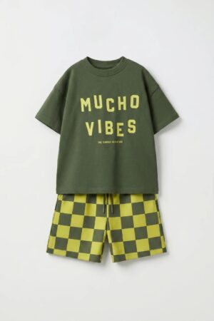 Mucho Vibes Şortlu Takım