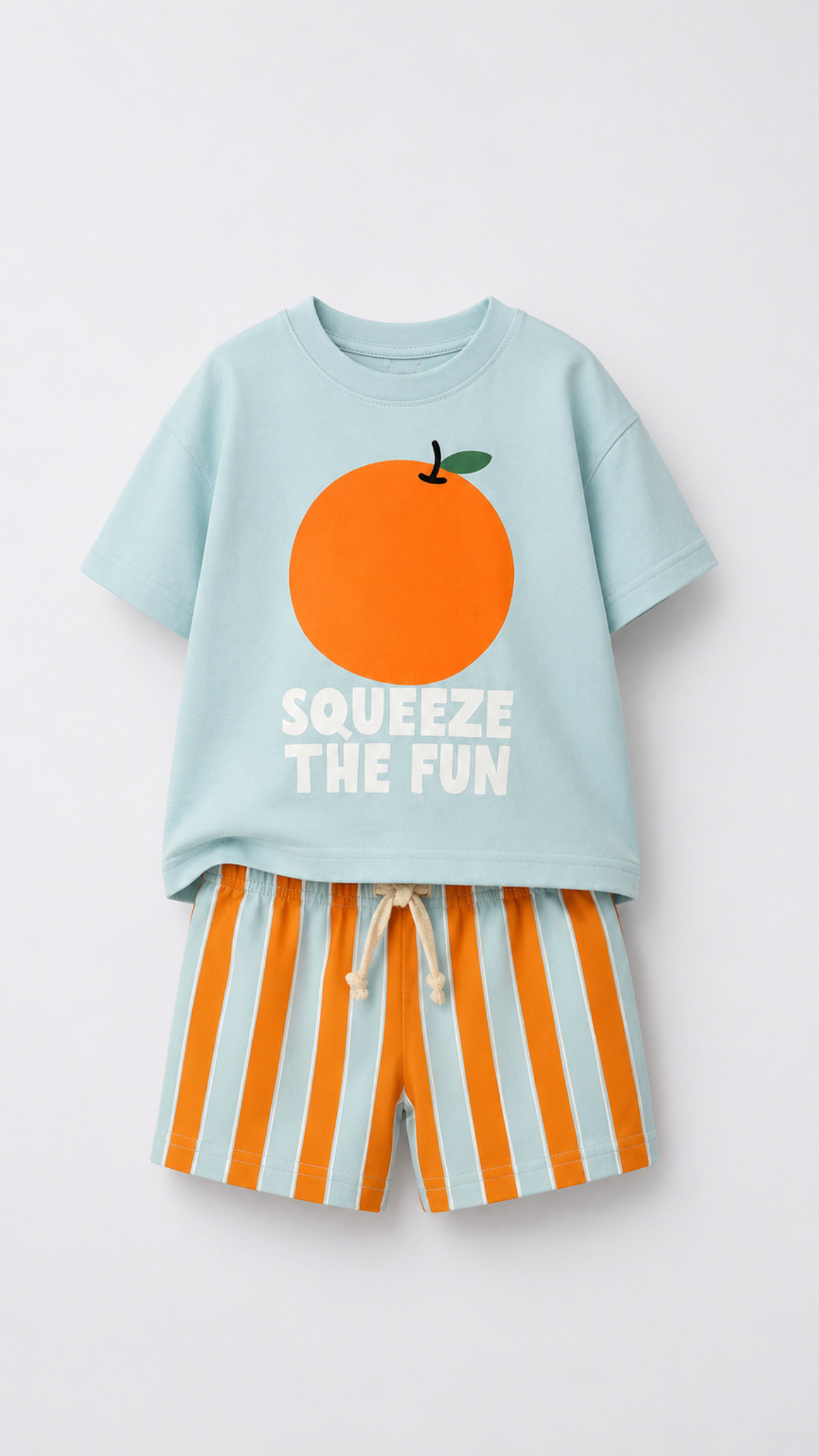 Orange Şortlu Takım