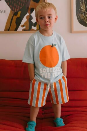 Alternative view of Orange Şortlu Takım