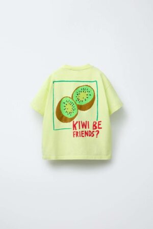 Alternative view of La’ciel Paris Kiwi Tshirt