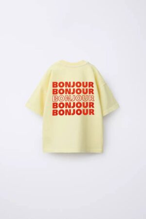 Alternative view of La’ciel Paris Bonjour Tshirt