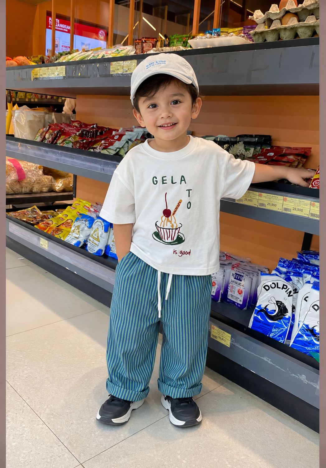 Gelato İncecik Pantolonlu Yazlık Takım