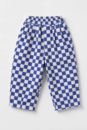Rubby Keten Damalı Pantolon (Lacivert)