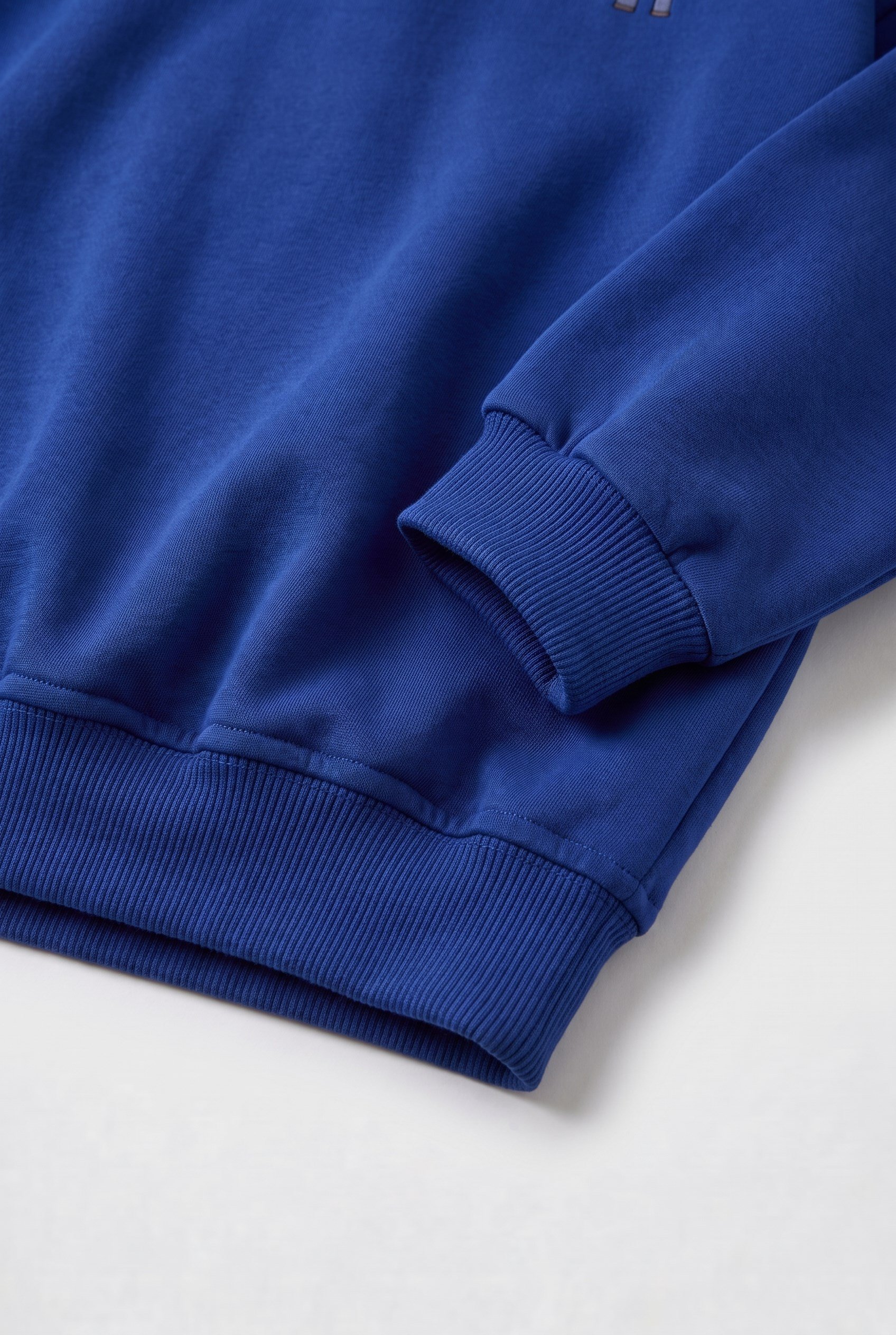 Polo Yakalı Swaetshirt (Saks) - Görsel 3