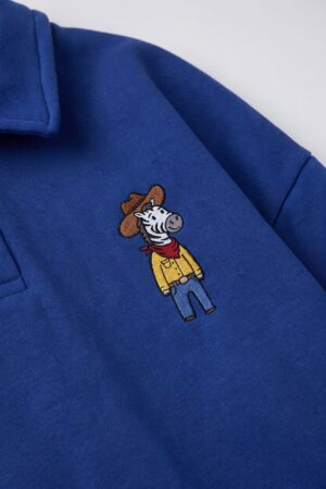 Alternative view of Polo Yakalı Swaetshirt (Saks)