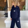 Stay Kind Çıtçıtlı Polo Yaka Modal Takım (Lacivert)