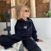 Stay Kind Çıtçıtlı Polo Yaka Modal Takım (Siyah)