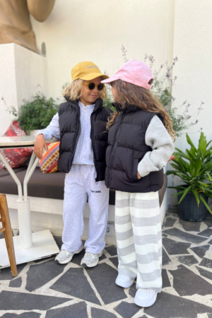 Premium Dolgulu Şişme Yelek (Siyah)