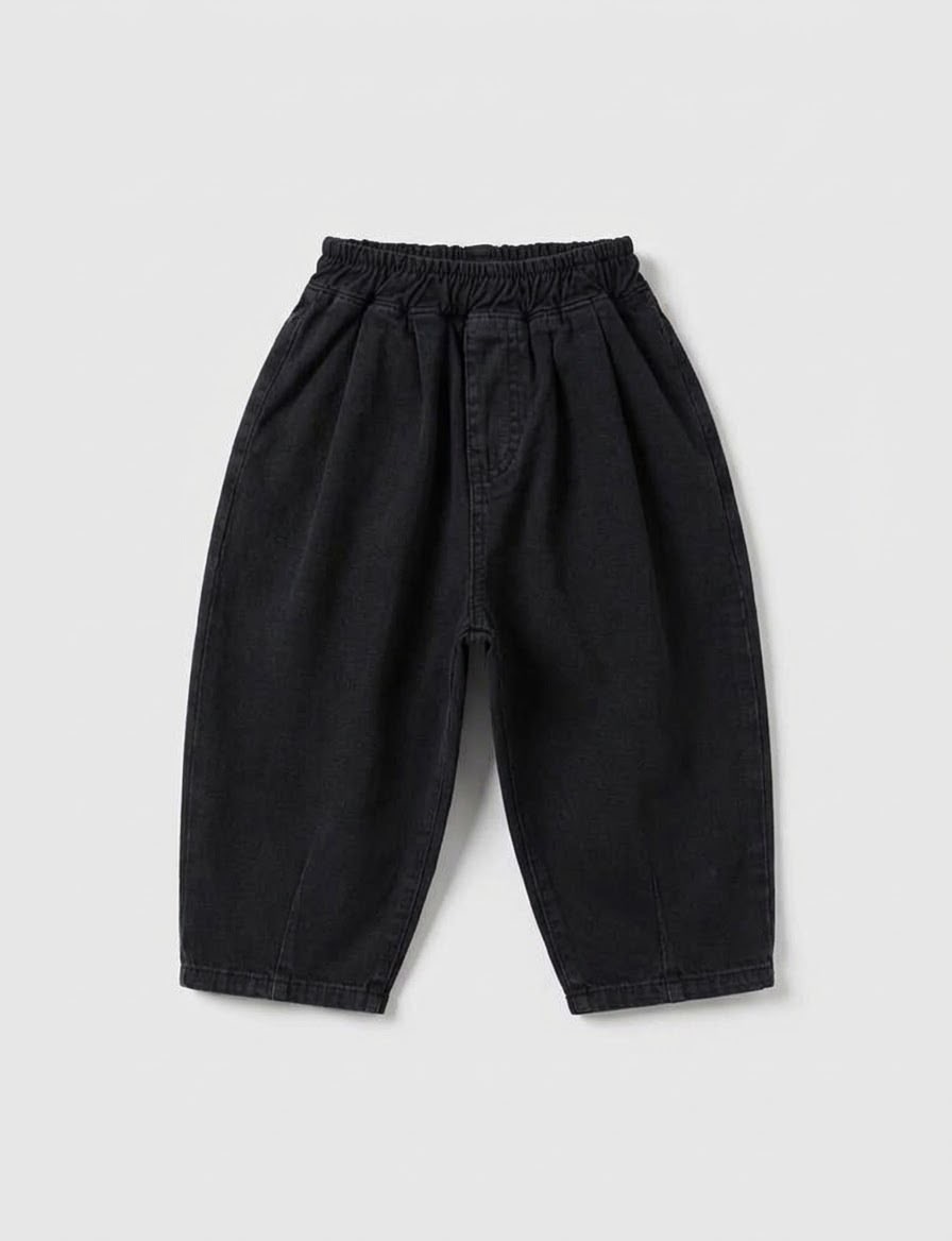 La'ciel Paris Siyah Kot Pantolon