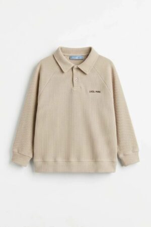 Alternative view of La’ciel Paris Polo Yakalı Gofre Sweat