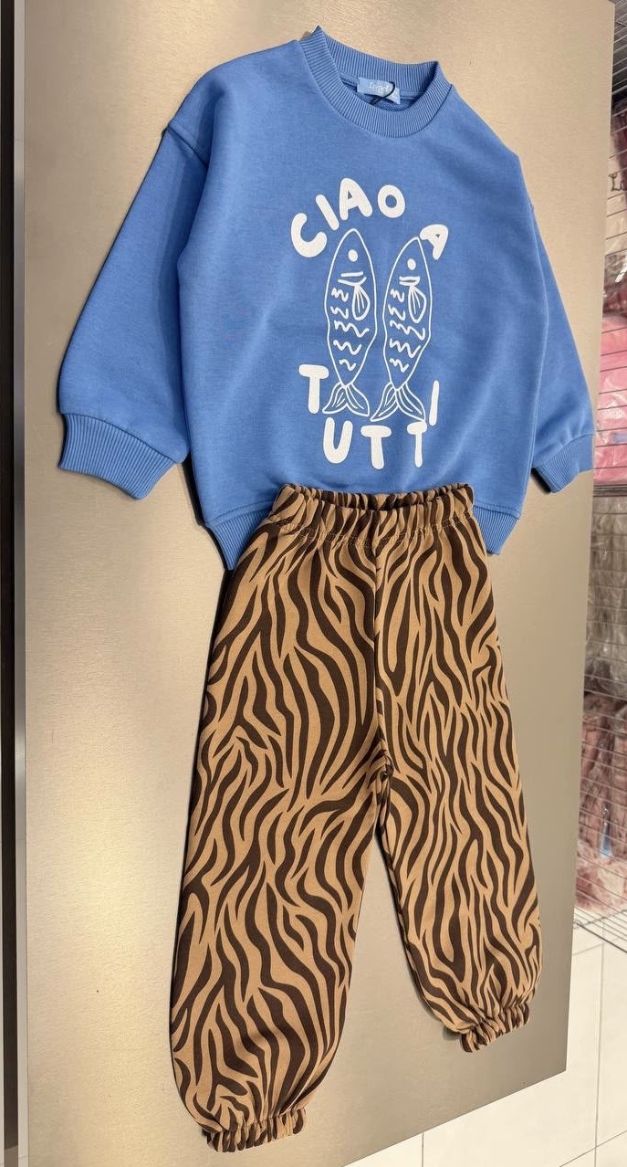 Ciao Tutti Zebra Altlı Erkek Çocuk Eşofman Takım - Görsel 4