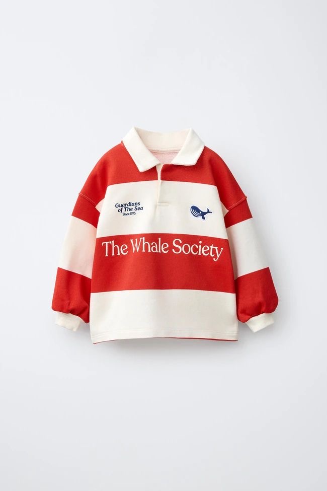 Baline Polo Yaka Sweatshirt