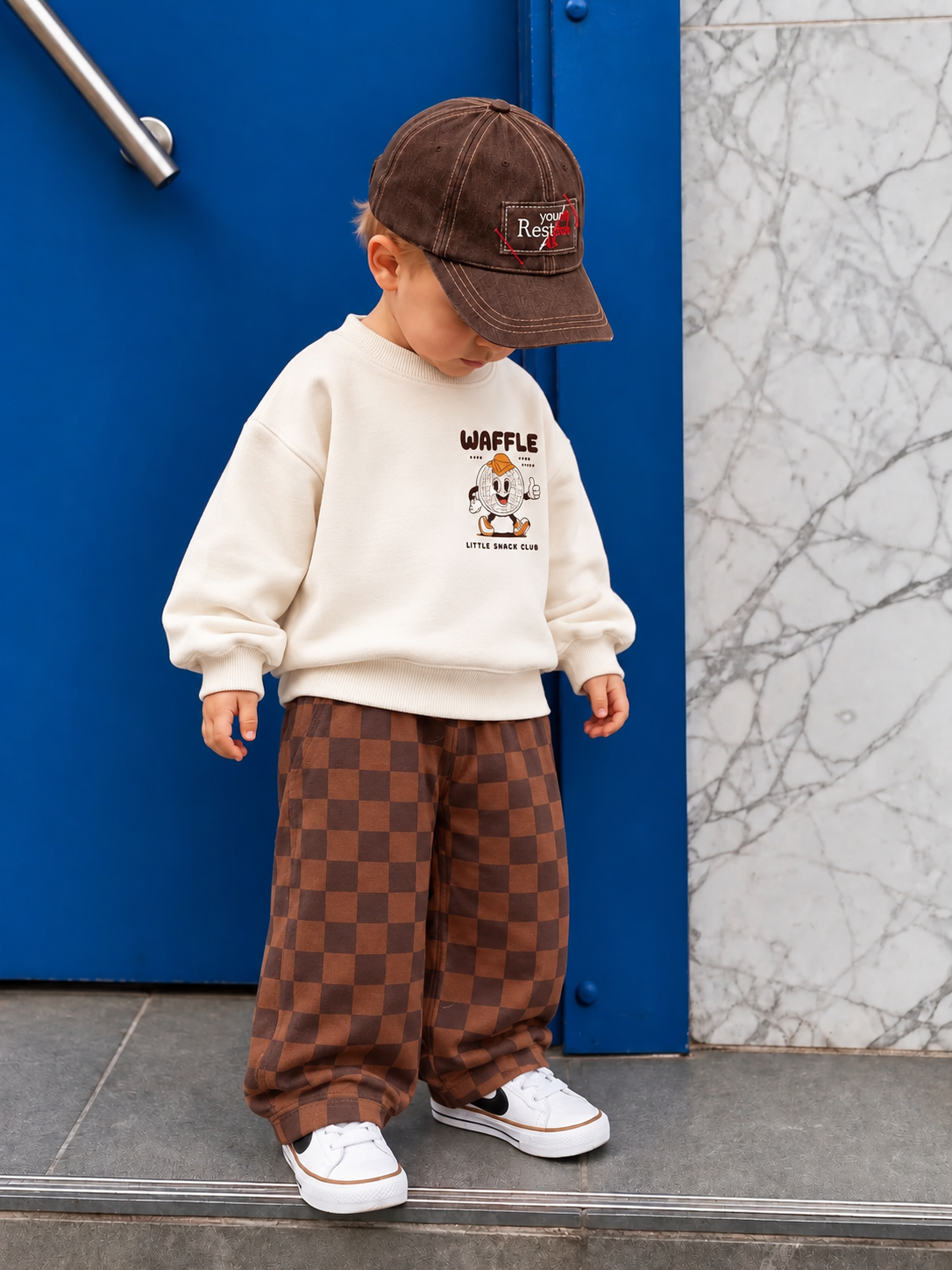 Waffle Unisex Çocuk Takım