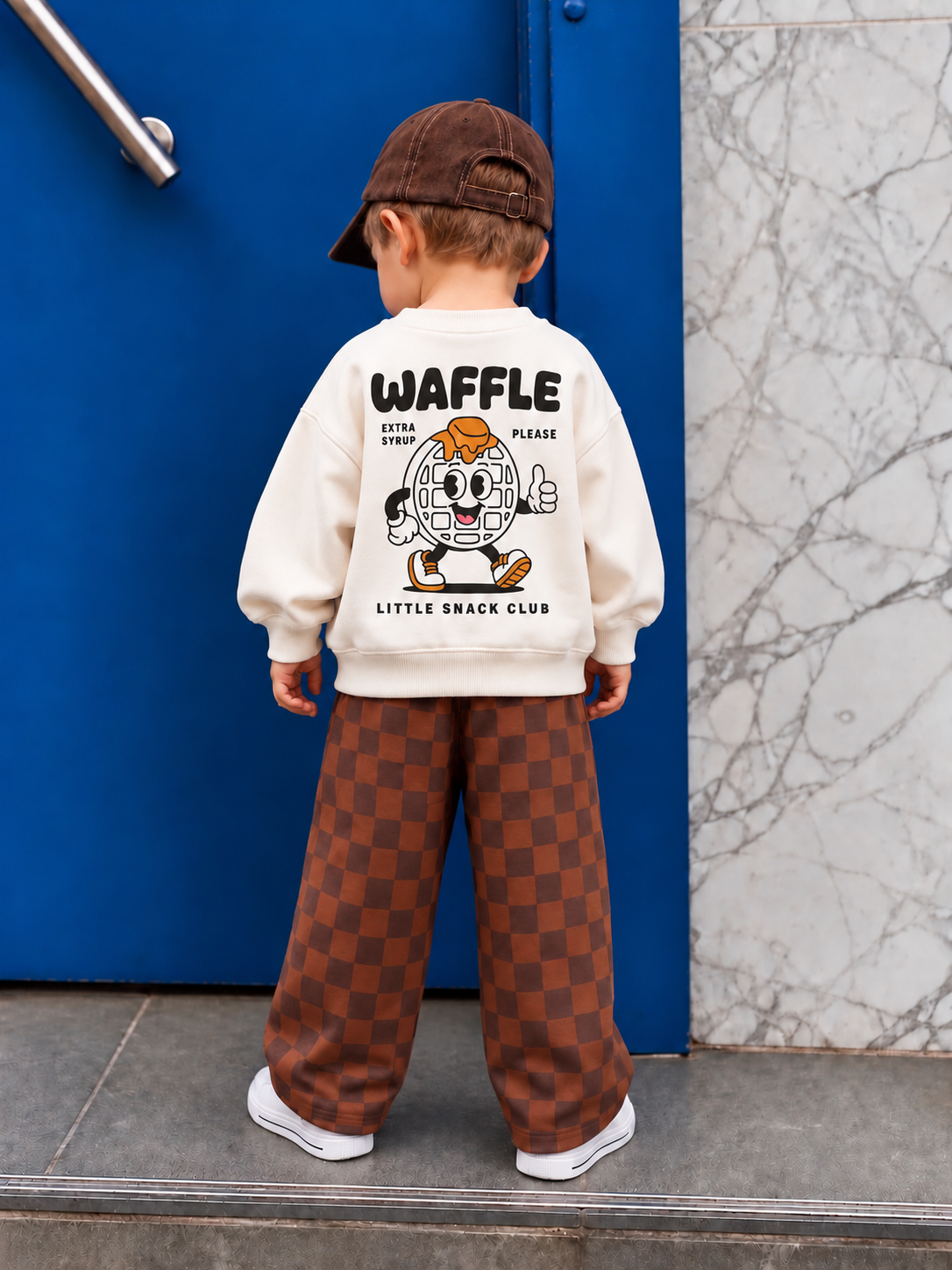 Waffle Unisex Çocuk Takım - Görsel 2