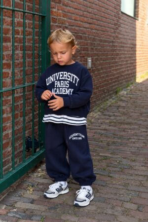 Paris Academy Tshirt Detaylı Eşofman Takımı (Lacivert)