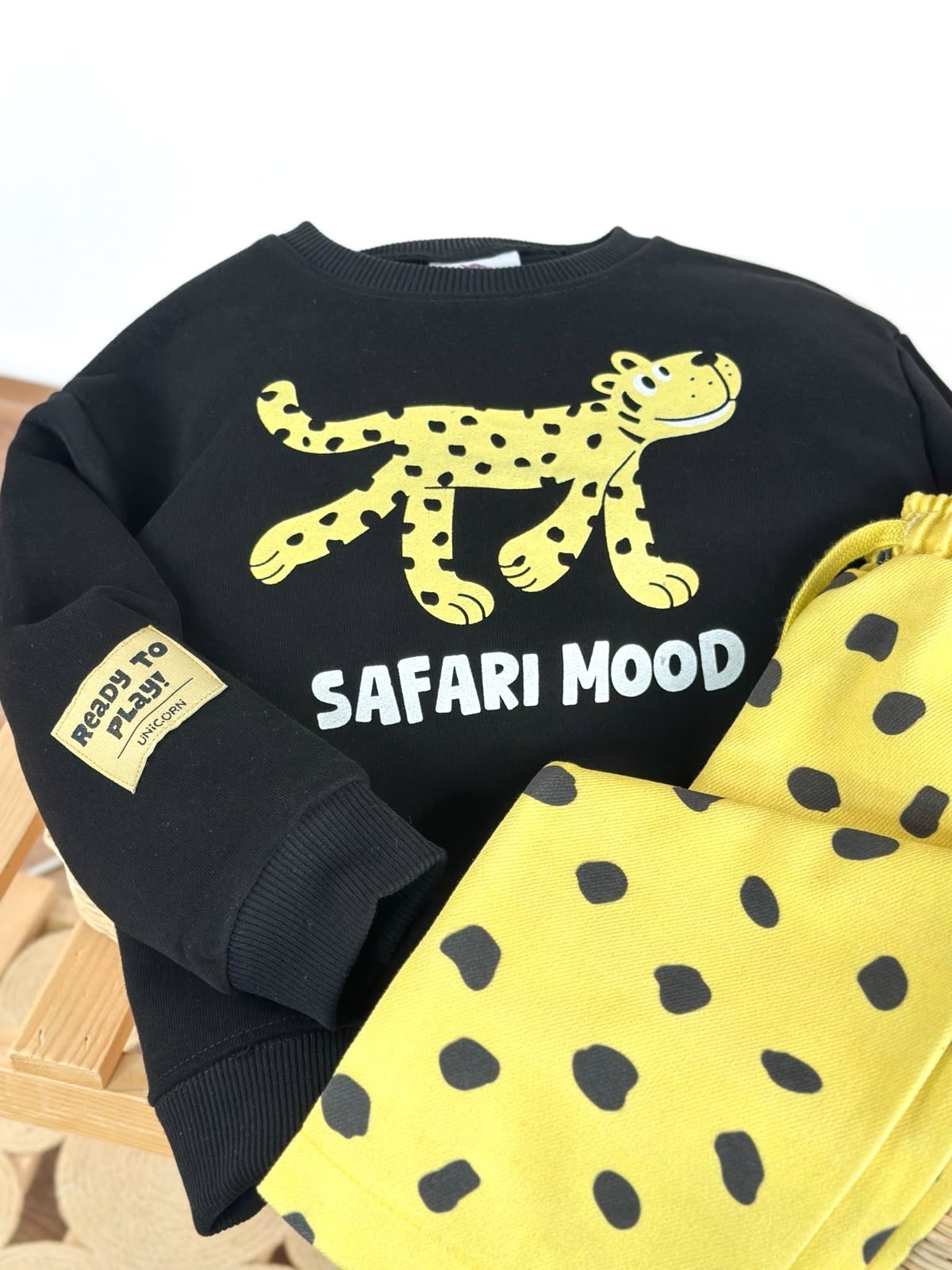Safari Mood Kot Pantolonlu Takım - Görsel 3