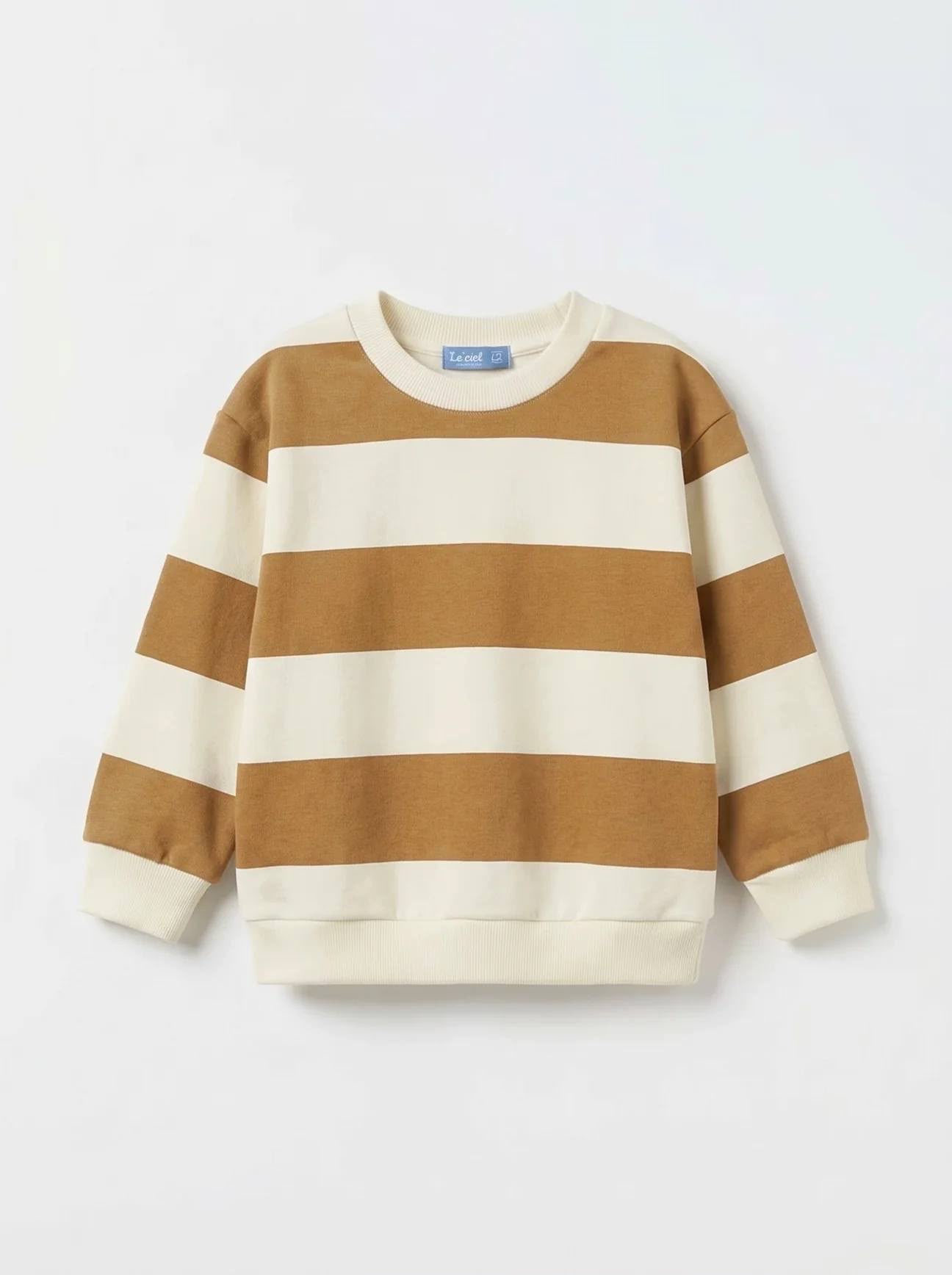La’ciel Paris Çizgili Unisex Sweat (2-10 yaş)